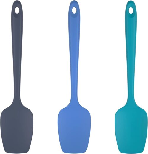 Silicone Spoon Spatula Set, Heat Resistant, Food Grade