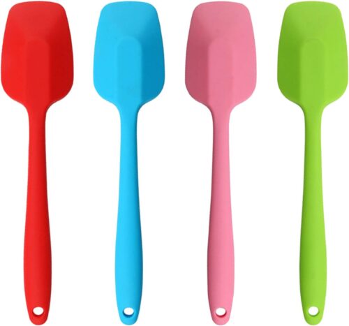 Silicone Spoonula, Heat Resistant, One-Piece Seamless Design, Non-Stick