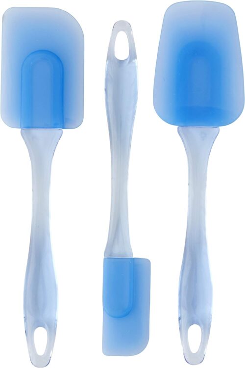 Silicone Spatula Set, Flexible Head, For Frosting